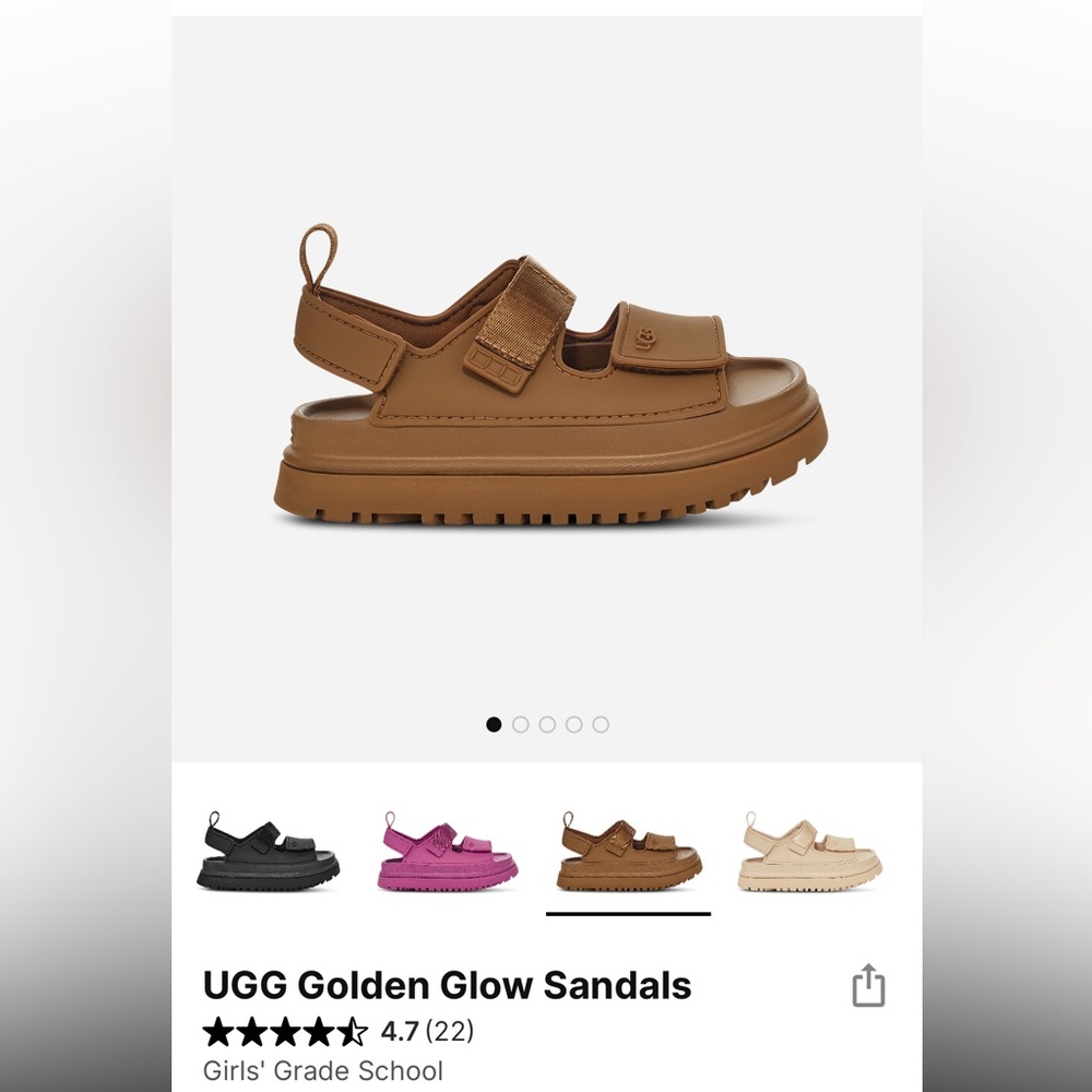 GRADESCHOOL SANDALS FIT LIKE WOMENS 7.5 BRAND NEW